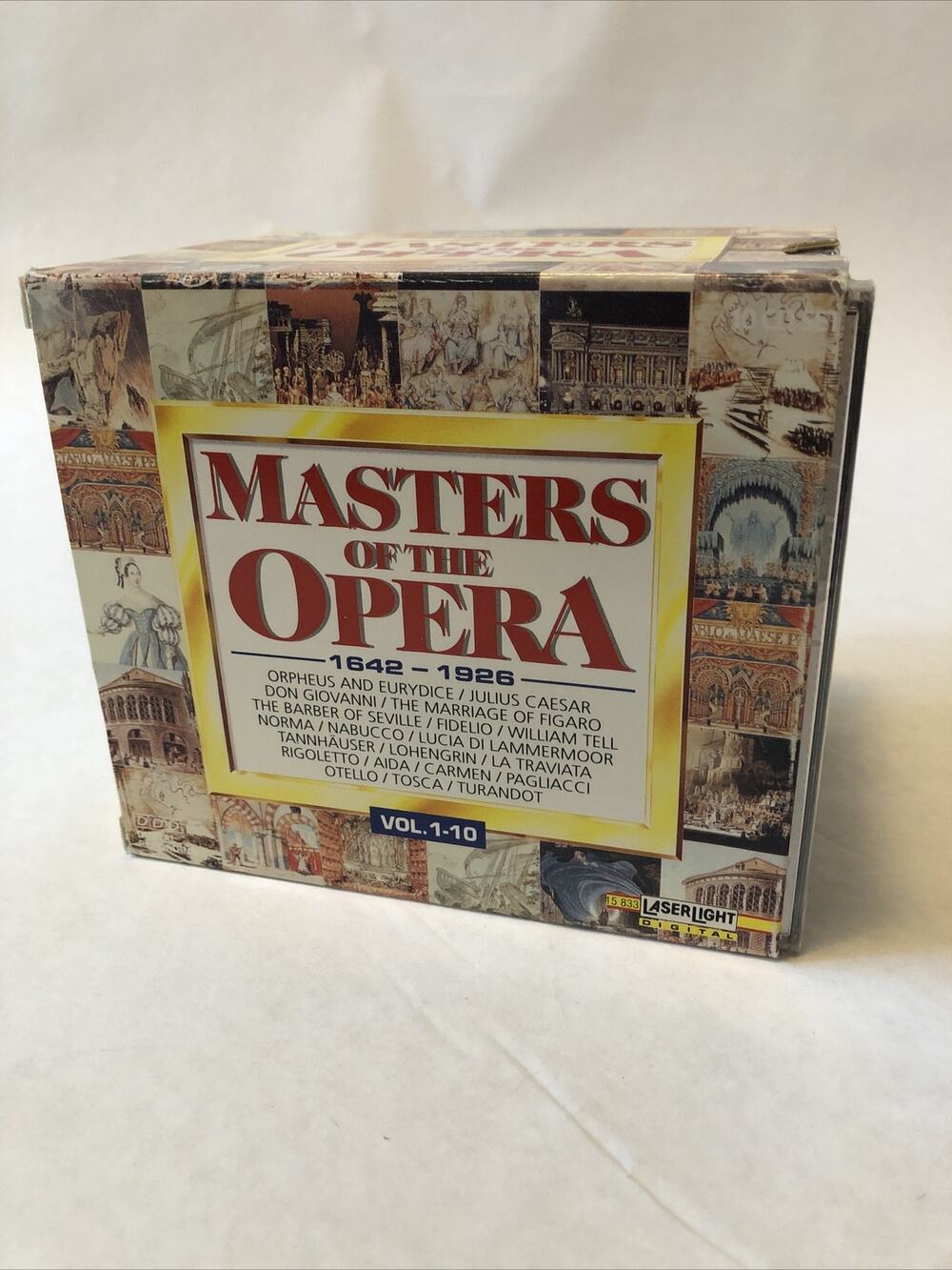 NEW-FACTORY SEALED MASTERS OF THE OPERA Volume 1-10 Box Set of Music CD's